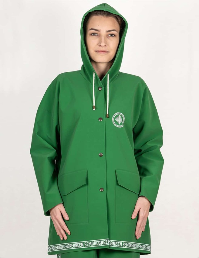 Women's waterproof jacket model 903 - BeMoreGreen